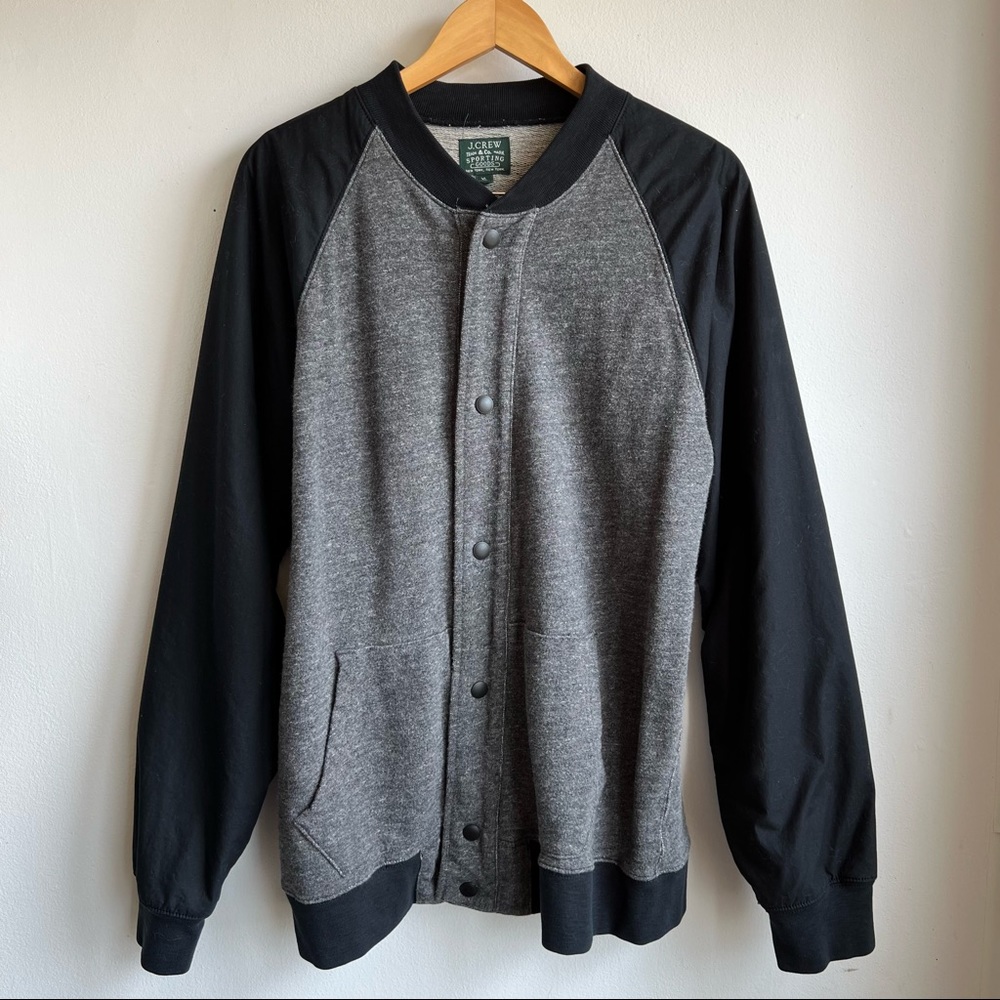 J Crew Varsity Baseball button up jacket mens size XL NWOT